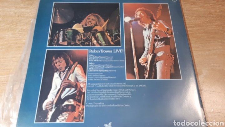 Discos de vinilo: ROBIN TROWER LIVE - Foto 2