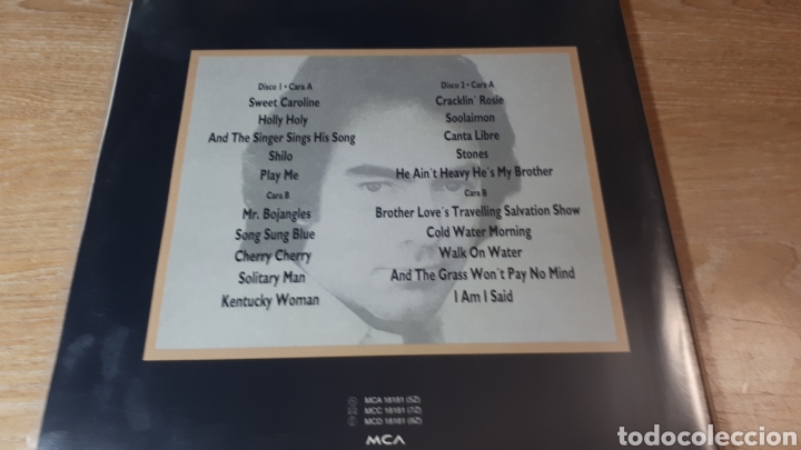 Discos de vinilo: NEIL DIAMOND 20 DIAMOND HITS DOBLE LP - Foto 2