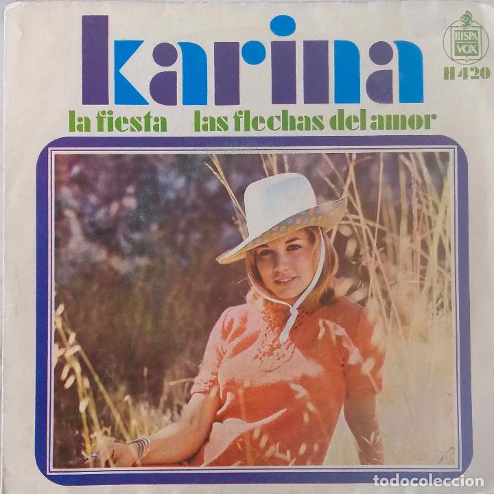 Discos de vinilo: KARINA, LA FIESTA. SINGLE - Foto 1