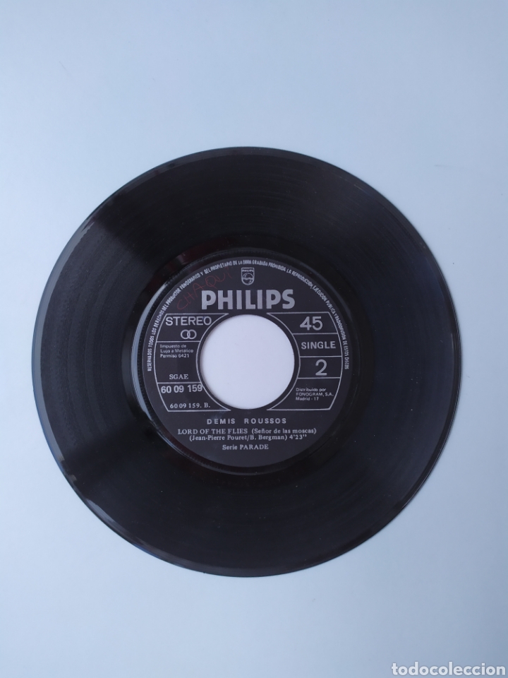 Discos de vinilo: Single vinilo Demis Roussos - Foto 4