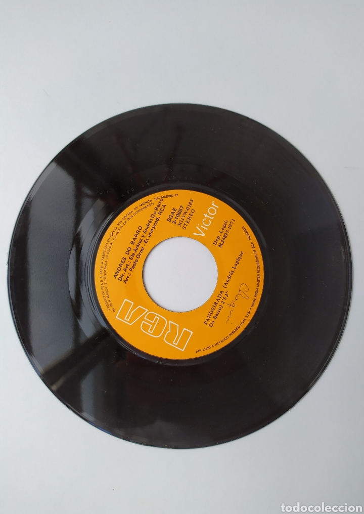 Discos de vinilo: Single vinilo Andr&eacute;s do Barro - Foto 4