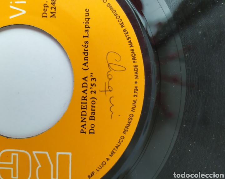Discos de vinilo: Single vinilo Andr&eacute;s do Barro - Foto 5