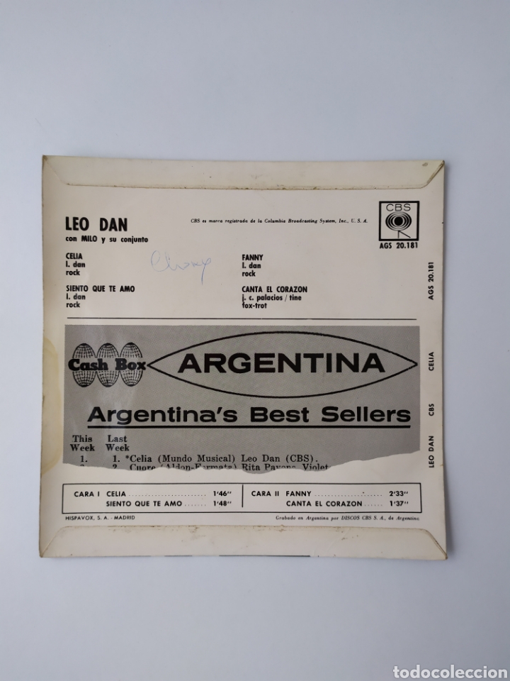 Discos de vinilo: Single Leo Dan - Foto 2