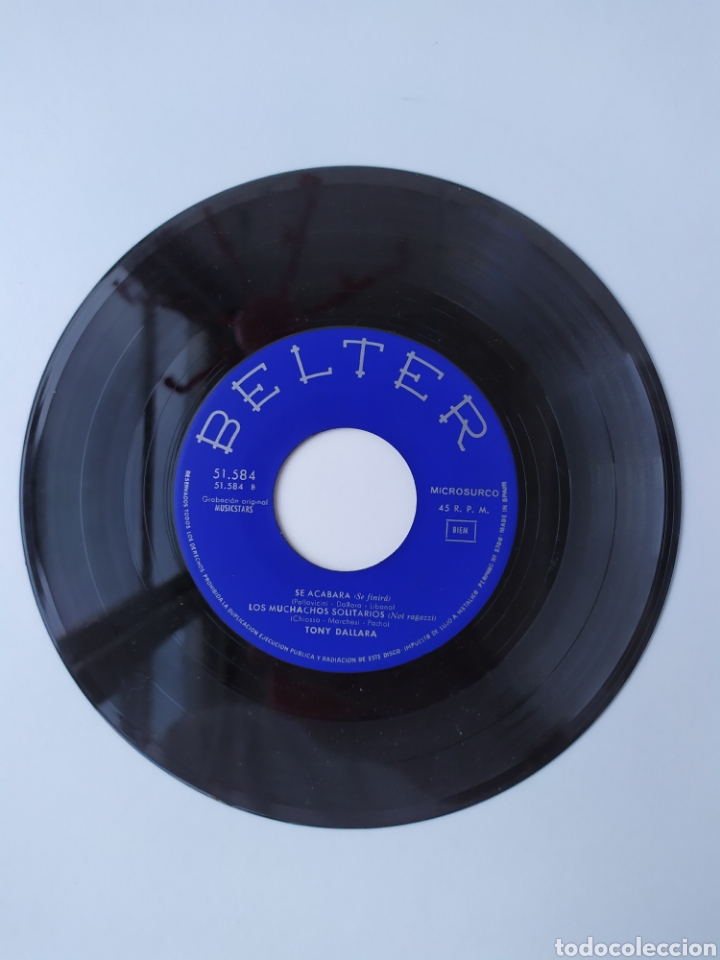 Discos de vinilo: Single vinilo Tony Dallara - Foto 4