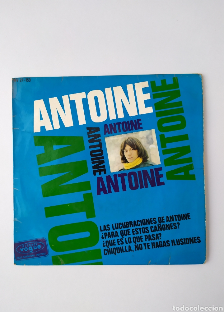 Discos de vinilo: Single vinilo Antoine - Foto 1