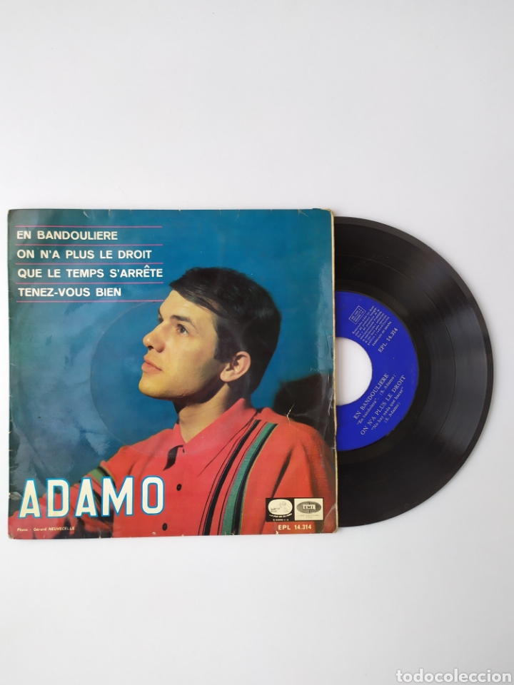 Discos de vinilo: Single vinilo Adamo - Foto 6