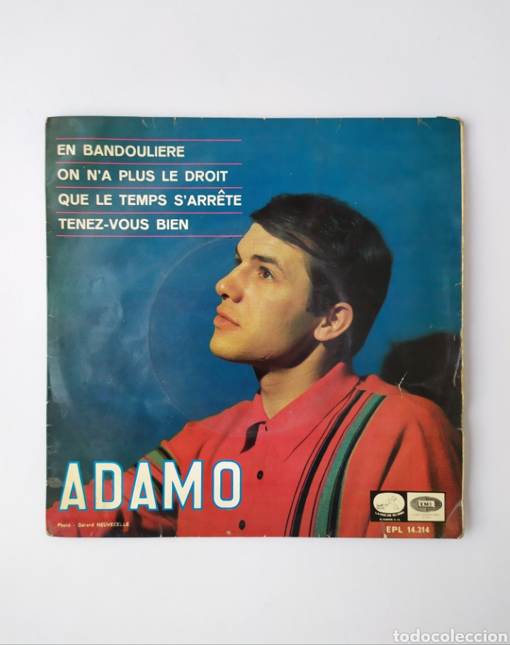 Discos de vinilo: Single vinilo Adamo - Foto 1