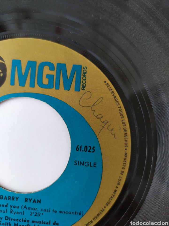 Discos de vinilo: Single vinilo Barry Ryan - Foto 6