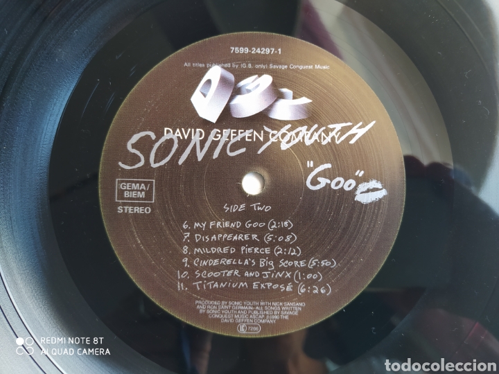 Discos de vinilo: SONIC YOUTH - GOO 1990 - Foto 8