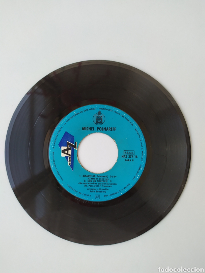 Discos de vinilo: Single vinilo Michel Polnaref - Foto 4