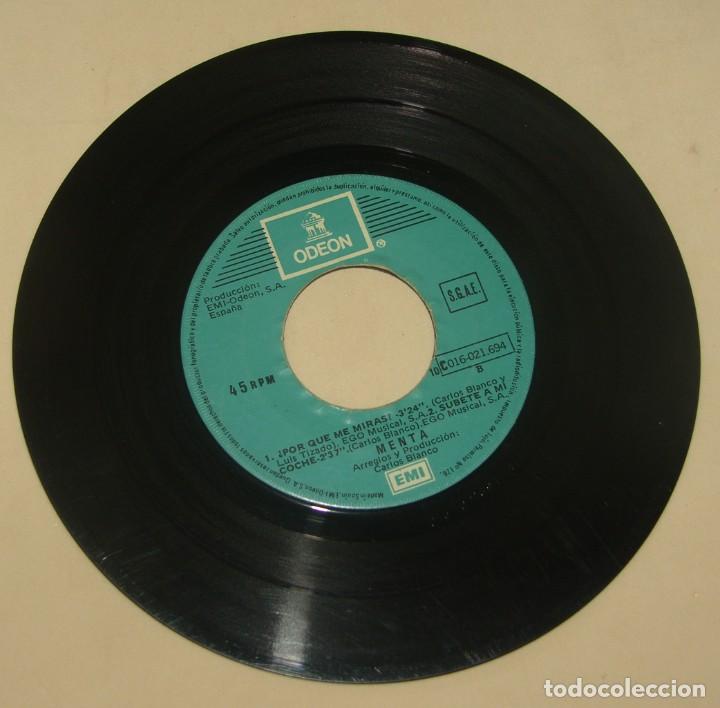 Discos de vinilo: MENTA - Ya Lo Ves + 3 - EMI ODEON 1980 - Foto 4