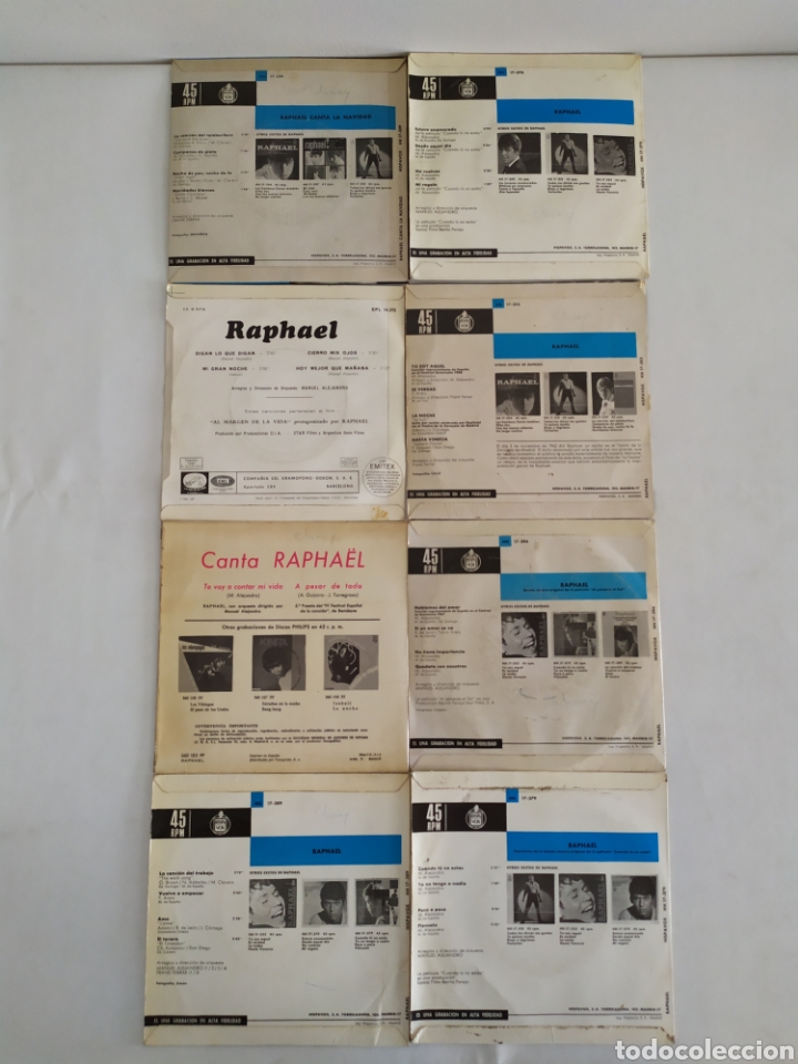 Discos de vinilo: Singles vinilo Raphael - Foto 2