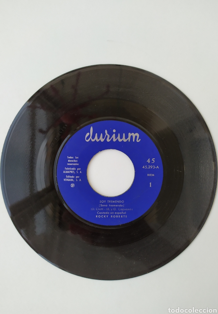 Discos de vinilo: Single vinilo Rocky Roberts - Foto 3