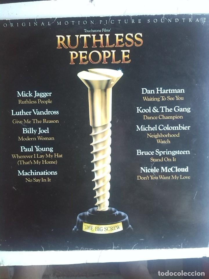 Discos de vinilo: RUTHLESS PEOPLE BSO 1986 - Foto 1