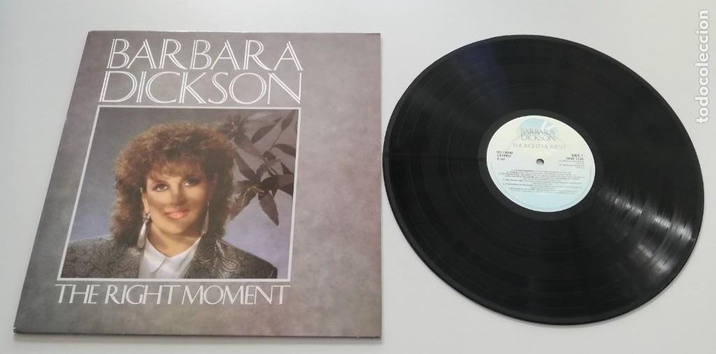 Discos de vinilo: Barbara Dickson - The Right Moment (LP) - Foto 1