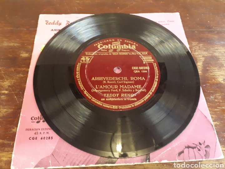 Discos de vinilo: Teddy Reno Jack Pleis - Foto 3