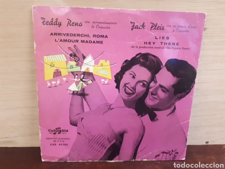 Discos de vinilo: Teddy Reno Jack Pleis - Foto 1