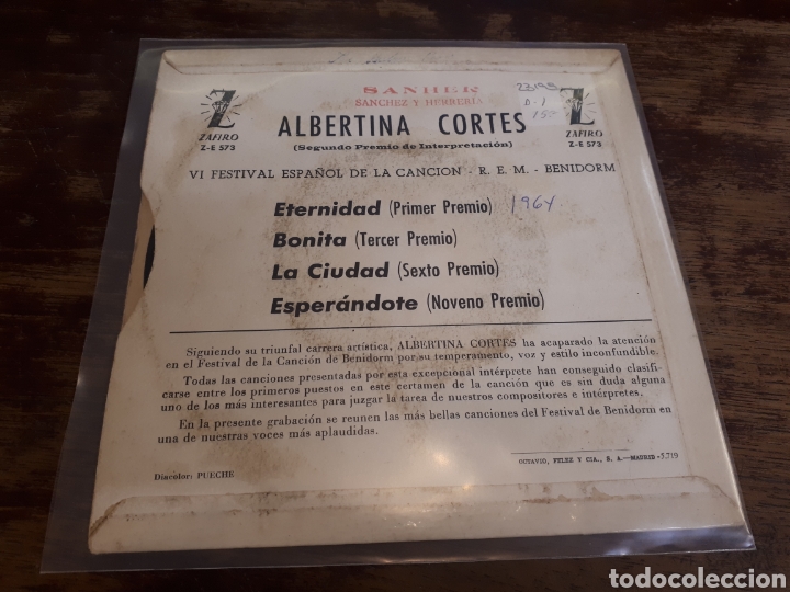 Discos de vinilo: Albertina Cortes - Foto 2
