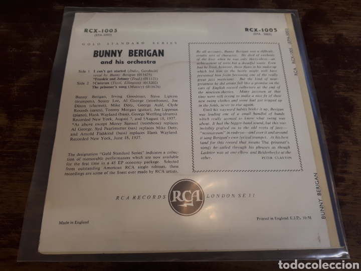 Discos de vinilo: BUNNY BERIGAN - Foto 2