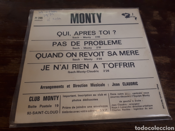 Discos de vinilo: MONTY - Foto 2
