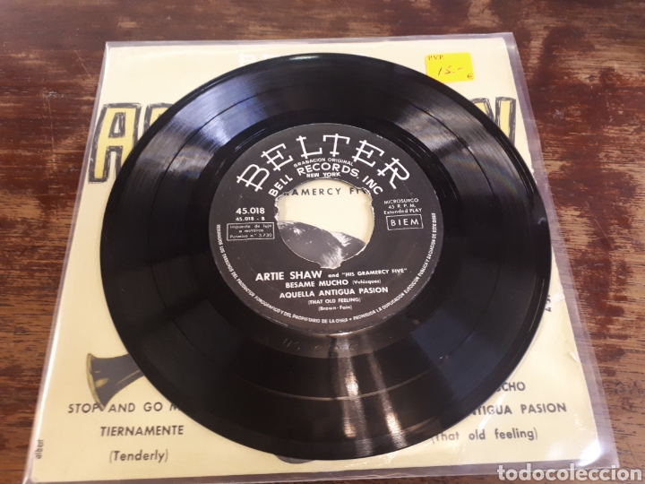 Discos de vinilo: ARTIE SHAW and HIS GRAMERCY FIVE - Foto 4