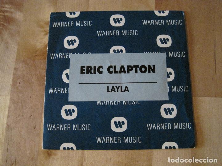 Discos de vinilo: SINGLE ERIC CLAPTON LAYLA WARNER SPAIN PROMO - Foto 1