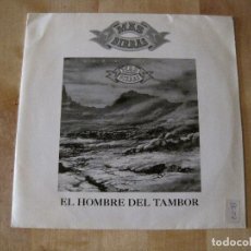 Discos de vinilo: SINGLE MAS BIRRAS EL HOMBRE DEL TAMBOR PROMO. Lote 217587985