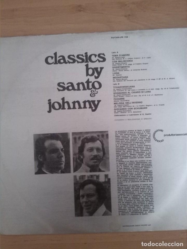 Discos de vinilo: SANTO & JOHNNY - CLASSICS BY ITALIA 1972 GATEFOLD - Foto 3