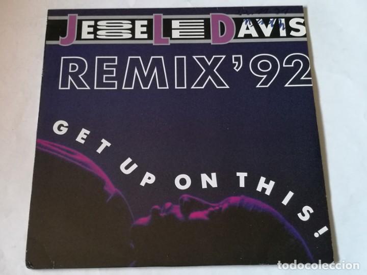 Discos de vinilo: Jesse Lee Davis - Get Up On This! Remix 92 - 1991 - Foto 1