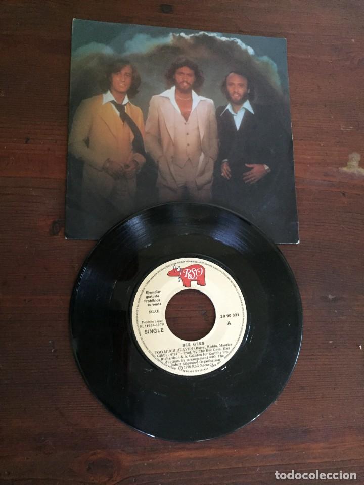 Discos de vinilo: single bee gees - Foto 1