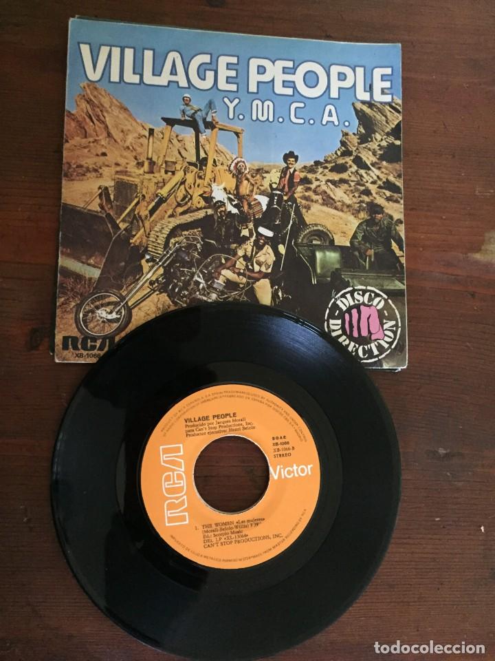 Discos de vinilo: single village people - Foto 1