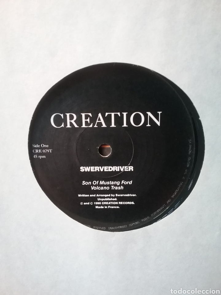 Discos de vinilo: SWERVEDRIVER Creation Records 12&rdquo; 4 temas .Nuevo - Foto 3