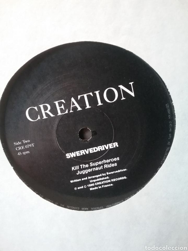 Discos de vinilo: SWERVEDRIVER Creation Records 12&rdquo; 4 temas .Nuevo - Foto 4