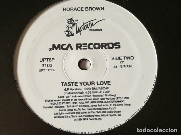 Discos de vinilo: Horace Brown - Taste Your Love - 1994 - Foto 2
