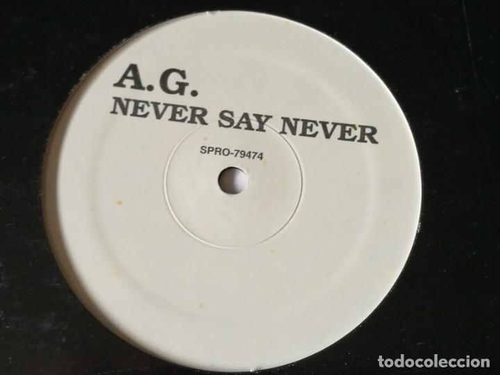 Discos de vinilo: A.G. - Never Say Never - Foto 1