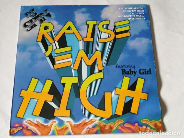 Discos de vinilo: DJ Spin - Raise Em High - 1998 - Foto 1