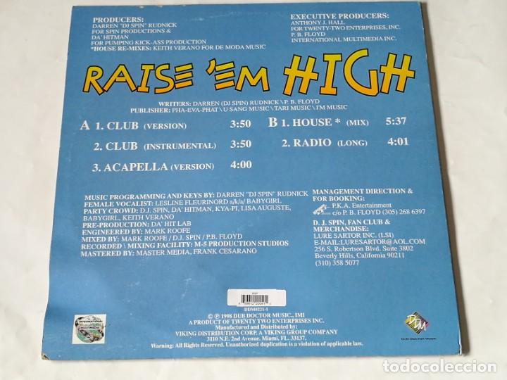 Discos de vinilo: DJ Spin - Raise Em High - 1998 - Foto 2