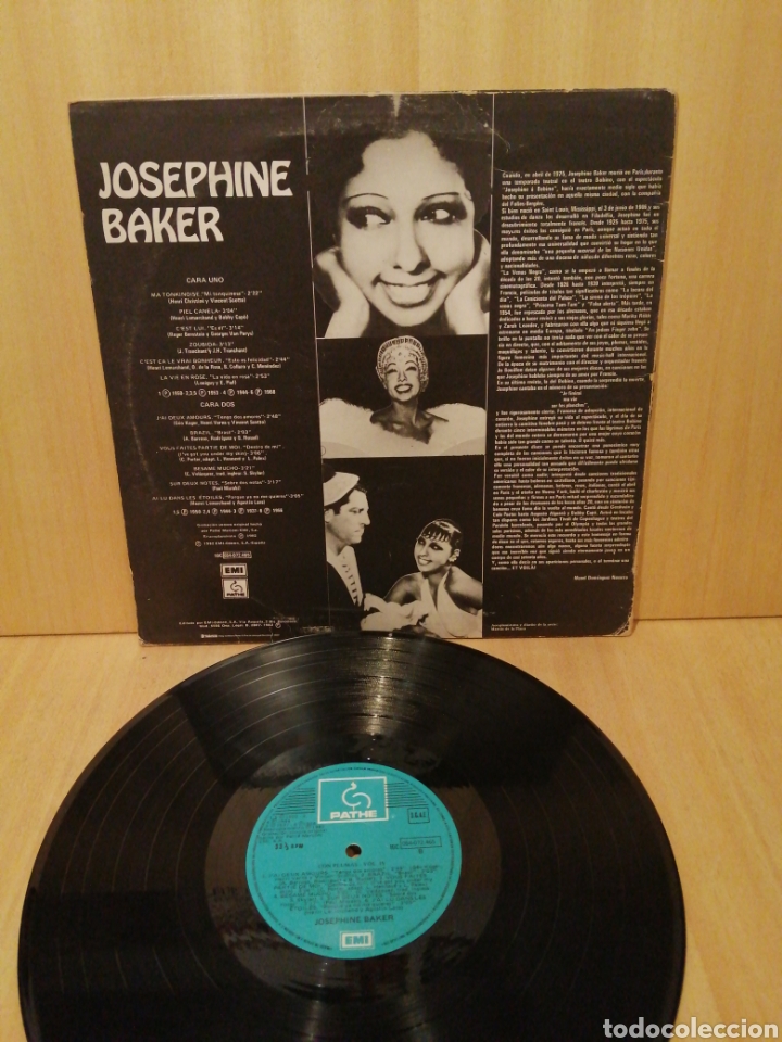 Discos de vinilo: Josephine Baker. Con plumas. - Foto 2