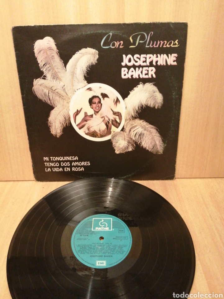 Discos de vinilo: Josephine Baker. Con plumas. - Foto 1