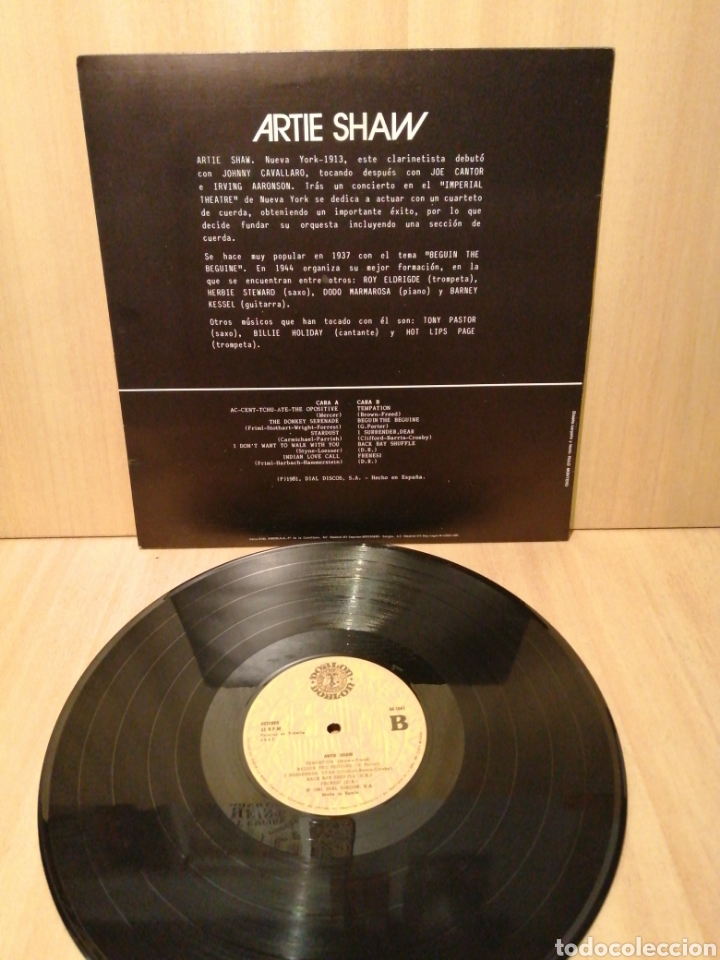 Discos de vinilo: Artie Shaw. Con Swing. N&uacute;mero 3. - Foto 2