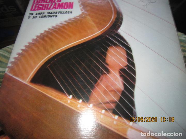 Discos de vinilo: LORENZO LEGUIZAMON - SU ARPA MARAVILLOSA Y SU CONJUNTO LP ORIGINAL ARGENTINO - AMANBAY 60´S MONO - - Foto 6 - 217705486
