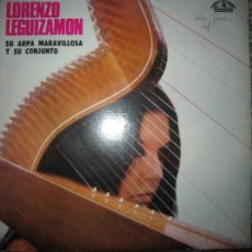 Discos de vinilo: LORENZO LEGUIZAMON - SU ARPA MARAVILLOSA Y SU CONJUNTO LP ORIGINAL ARGENTINO - AMANBAY 60´S MONO -
