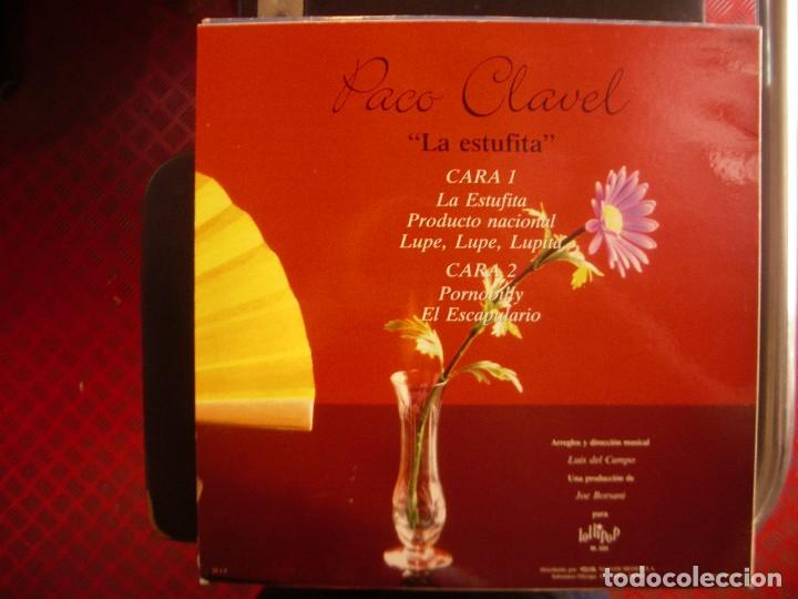 Discos de vinilo: PACO CLAVEL- LA ESTUFITA. MINI LP - Foto 2