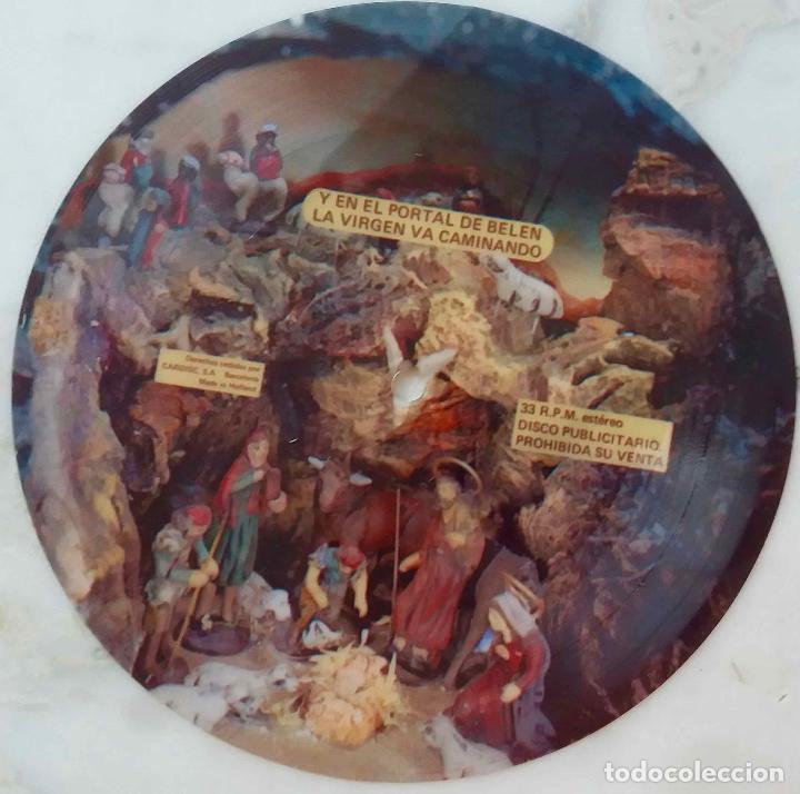 Disques de vinyle: Y EN EL PORTAL DE BEL&Eacute;N LA VIRGEN VA CAMINANDO, DISCO PROMOCIONAL PUBLICITARIO, SINGLE FLEXIBLE
