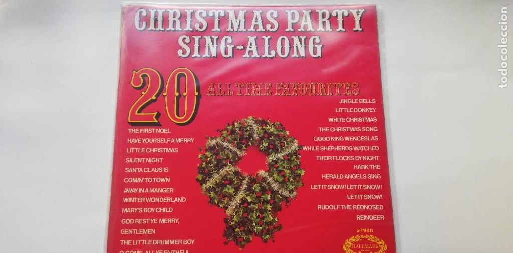 Disques de vinyle: A2- CHRISTMAS PARTY SIN ALONE 20 VINILO ( LP) - PORTADA VG+ / DISCO NM
