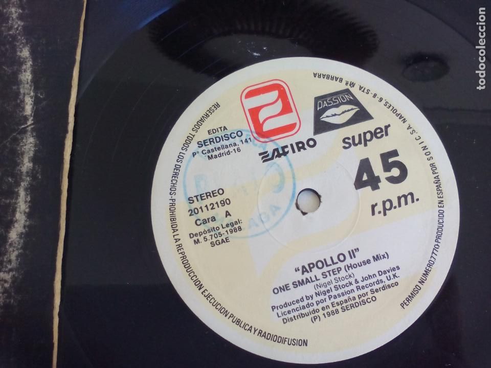 Discos de vinilo: APOLLO II. ONE SMALL STEP - Foto 2