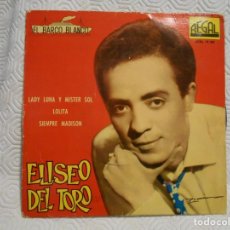 Discos de vinilo: ELISEO DEL TORO. SINGLE CON 4 CANCIONES: EL BARCO BLANCO / LADY LUNA Y MISTER SOL / LOLITA / SIEMPRE. Lote 217766751