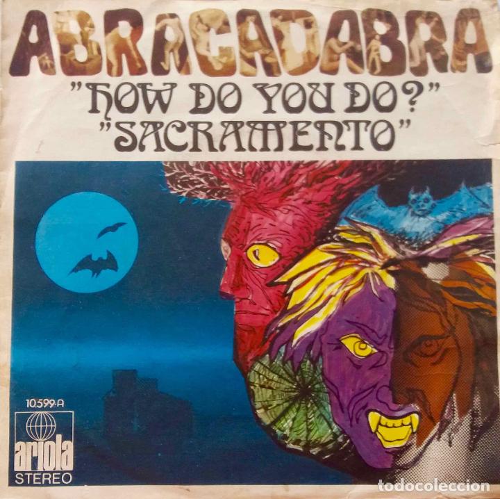 Discos de vinilo: ABRACADABRA, HOW DO YOU DO. SINGLE ESPA&Ntilde;A - Foto 1