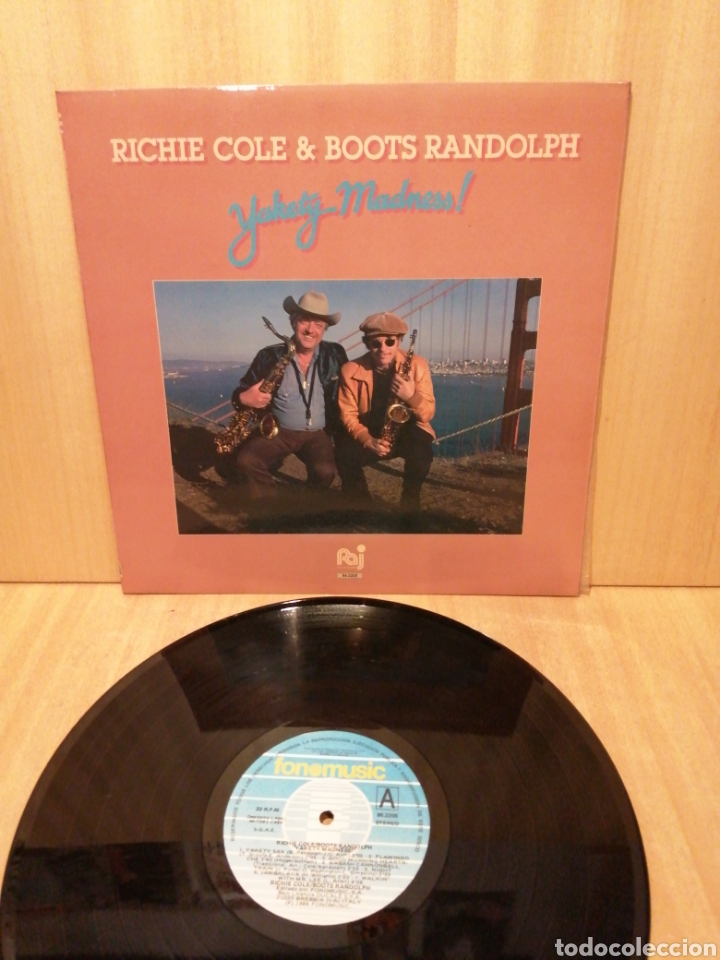 Vinyl-Schallplatten: Boots Randolf & Richie Cole. Yakety Madness.