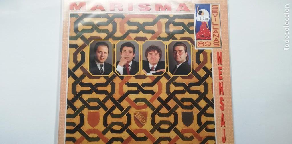 Disques de vinyle: A2- MARISMA MENSAJE -VINILO ( LP) - PORTADA VG+ / DISCO VG+